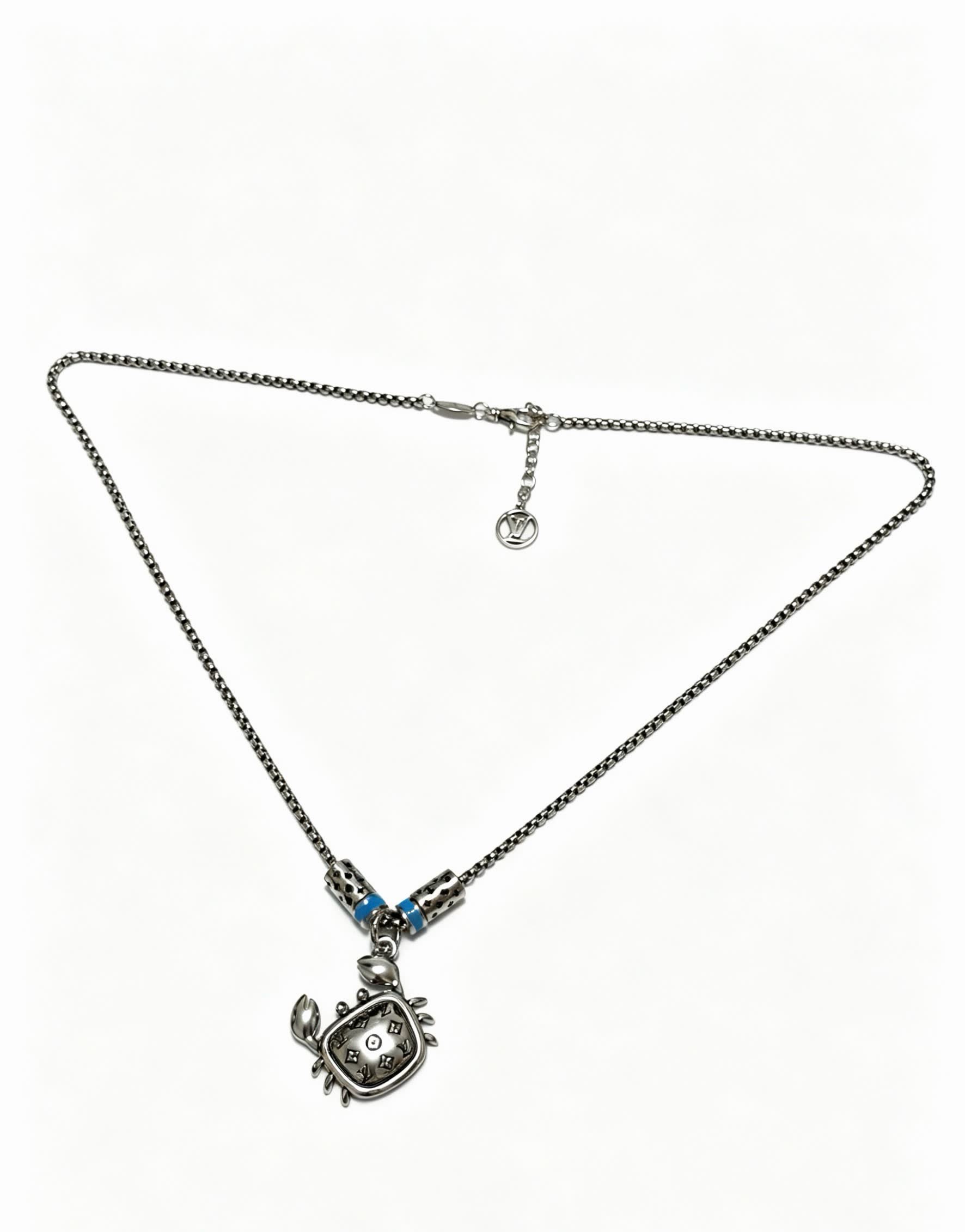 Louis Vuitton Crab Charm Necklace